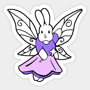 Bunny Tooth Fairy Sticker